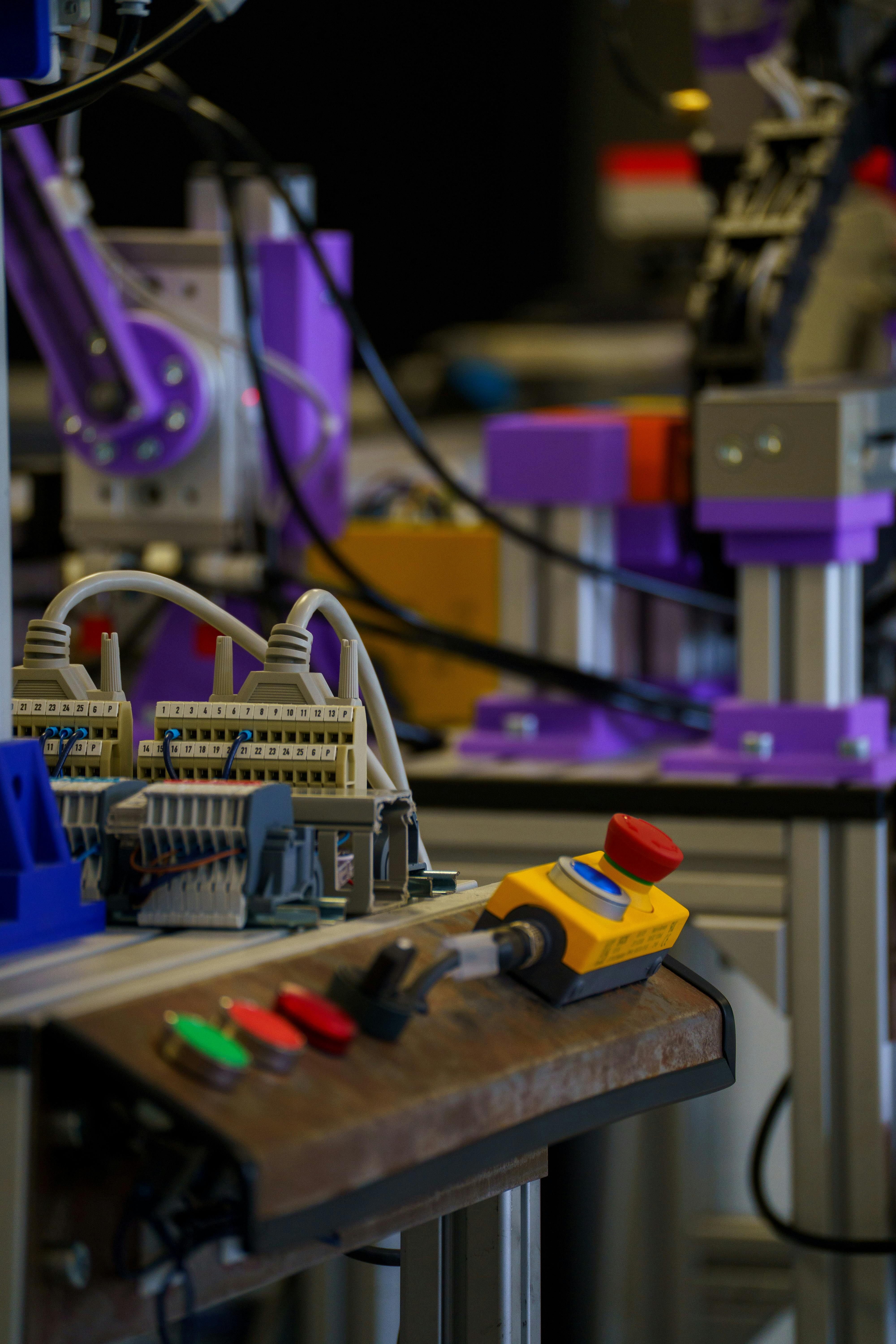 Industrial automation components and machine controls